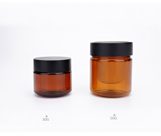 30ml Amber Cosmetic Jars