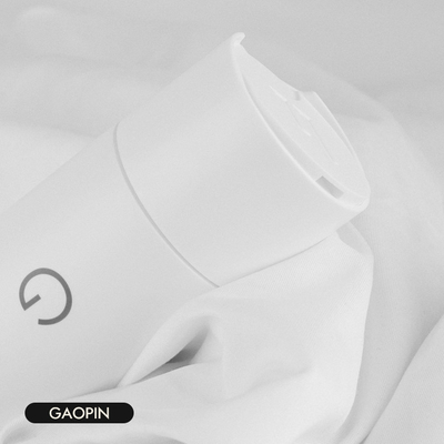 HDPE Plastic Empty Shampoo Squeeze Bottle With Disc Cap 250ml White Black Frosted Matt Surface