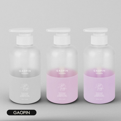 400ml Pet Plastic Bottle Custom Skincare Packaging Body Wash Lotion Pump Bottle