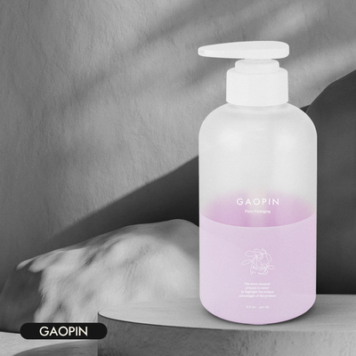 400ml Pet Plastic Bottle Custom Skincare Packaging Body Wash Lotion Pump Bottle