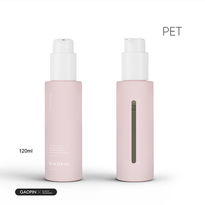 SGS Plastic Lotion Bottle With Pump Dispenser 120ml Frosted
