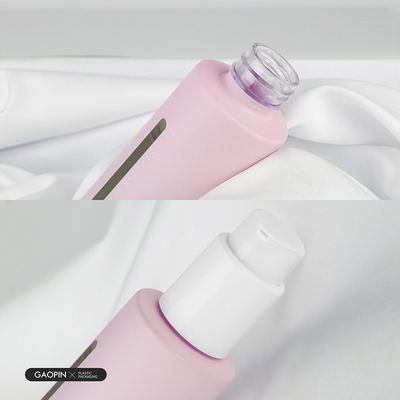 SGS Plastic Lotion Bottle With Pump Dispenser 120ml Frosted