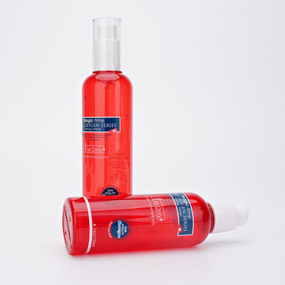 60ml 125ml 150ml Face Skin Care Pump Spray Red PETG Plastic Plastic Lotion Bottle