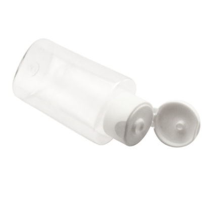 Clear Flip Cap Cosmetic Plastic Bottles Empty Hand Sanitizer Gel Bottles 60ml 100ml