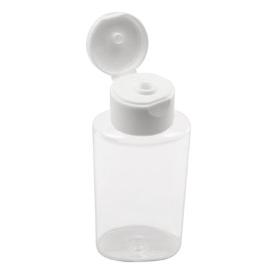Clear Flip Cap Cosmetic Plastic Bottles Empty Hand Sanitizer Gel Bottles 60ml 100ml