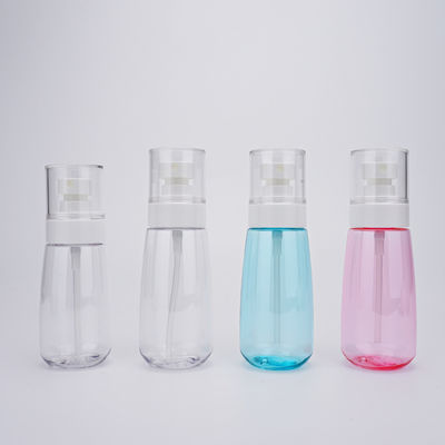 PETG 80ml 100 Ml Fine Mist Spray Bottle With Clear Dust Cover
