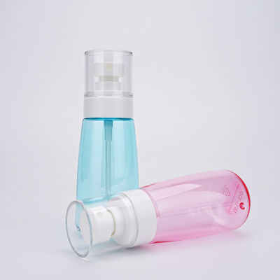 PETG 80ml 100 Ml Fine Mist Spray Bottle With Clear Dust Cover