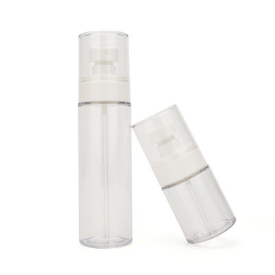 Customized Empty Plastic Spray Bottles 100ml 50ml 120ml White Color
