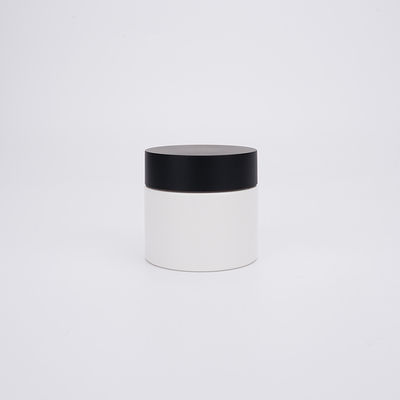 30ml PET Screw Cap Container , White Plastic Cream Cosmetic Jar
