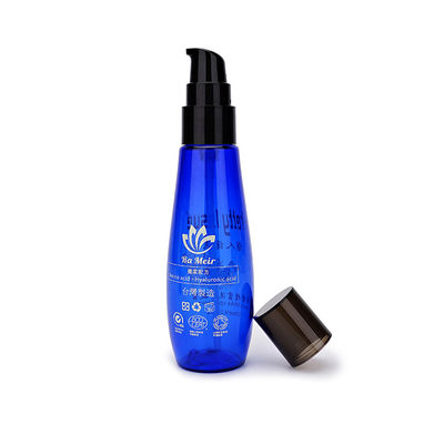 30ml 120ml PET Blue Container Skin Care And Beauty Packaging Plastic Lotion Bottle