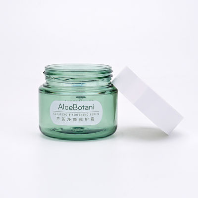 Spin Lock Cosmetic Plastic Bottles 50ml 100ml Empty Face Cream Jars