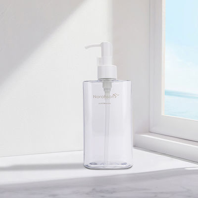 Skincare 200ml Clear Plastic Cosmetic Containers For Remover Oil