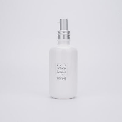 Multifunctional Cosmetic Plastic Bottles With Pump Matte / Shiny Finish