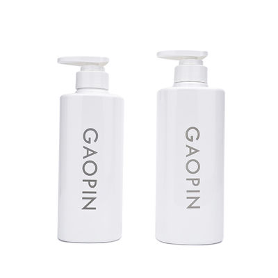 Square 500ml Shampoo Bottles 300ml 400ml 600ml Empty Lotion Bottles With Pump