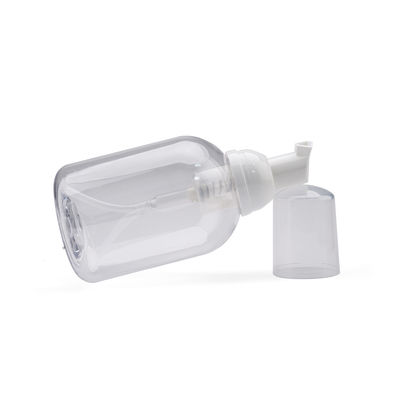 Cosmetic 200ml Plastic Foam Pump Bottle Round PET OEM Accepted