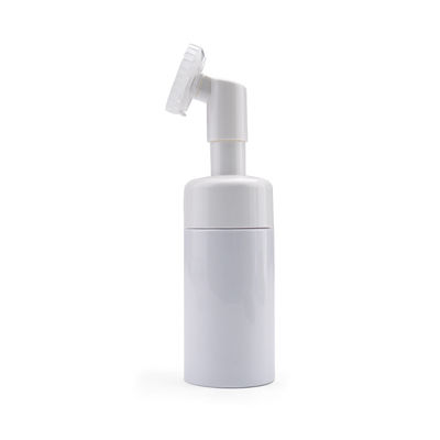 Customized 100ml  PET Foam Pump Bottle With Silicone Brush