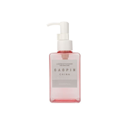 Pink 150ml Plastic Shampoo Bottles PETG / PET Essence Lotion Bottles