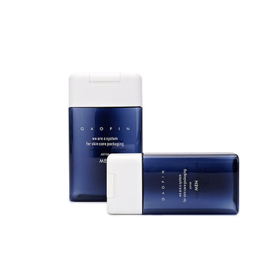 50ml - 250ml Plastic Shampoo Bottles With Pump Square Shape