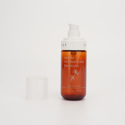 30ml 80ml 100ml Amber PET Lotion Bottle Cosmetic Cream Jar Plastic Lotion Bottle