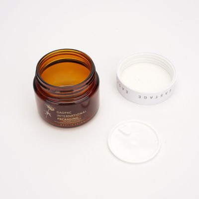 30ml 80ml 100ml Amber PET Lotion Bottle Cosmetic Cream Jar Plastic Lotion Bottle