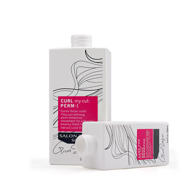 HDPE Square Plastic Shampoo Bottles 757ml For Shower Gel
