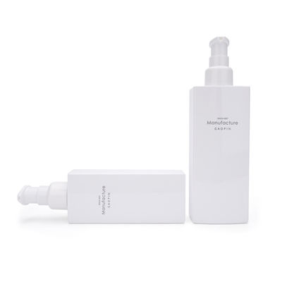White Square 100ml 120ml 150ml 200ml Container Facial Skin Care Plastic Lotion Bottle