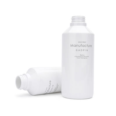 QS White PET Shampoo Bottles 300ml 500ml Lotion Pump For Hair Conditioner