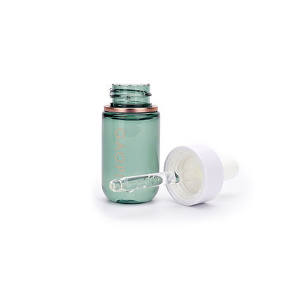 White Plastic Lotion Pump Bottles , 30ml 50ml Cosmetic Dropper Bottles