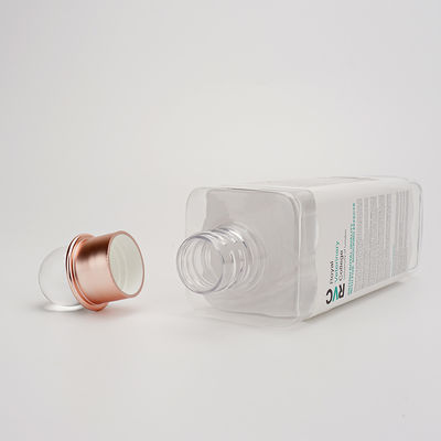 Customized 500ml Empty PET Plastic Bottles With Screw Caps