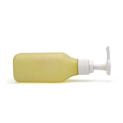 200ml Yellow Empty Plastic Cosmetic Bottles Skin Care Packaging OEM Accepted