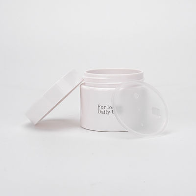 OEM Plastic Cosmetic Bottles White PET Jar Packaging 30ml 50ml 80ml 100ml