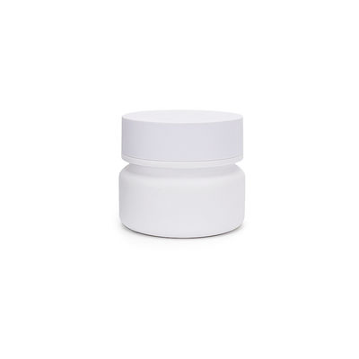 White 30ml Round PET Jar , Skin Care Empty Bottles QS Certifications