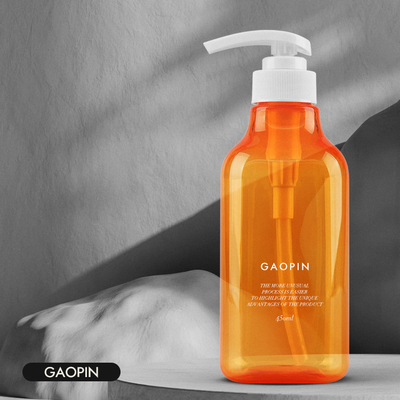 450ml PET Plastic Lotion Pump Bottle Packaging Hand Wash Liquid Shampoo Container