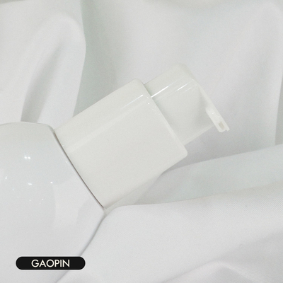 6.087oz Plastic Shampoo Bottles Aluminum Sleeve Hot Stamping