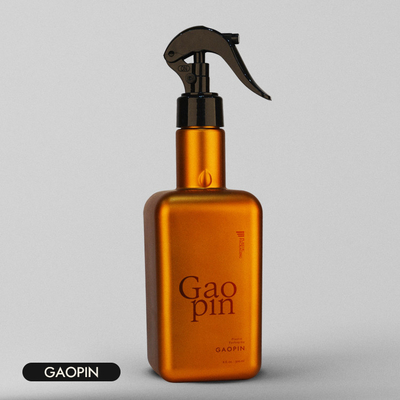 Amber 500ml Pet Plastic Spray Bottles With Pump Empty Screen Printing